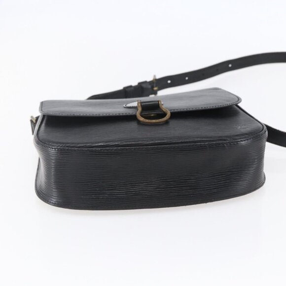 LOUIS VUITTON Epi Saint Cloud GM Shoulder Bag Black Noir M52192 LV Auth BA8328 - Picture 6 of 16